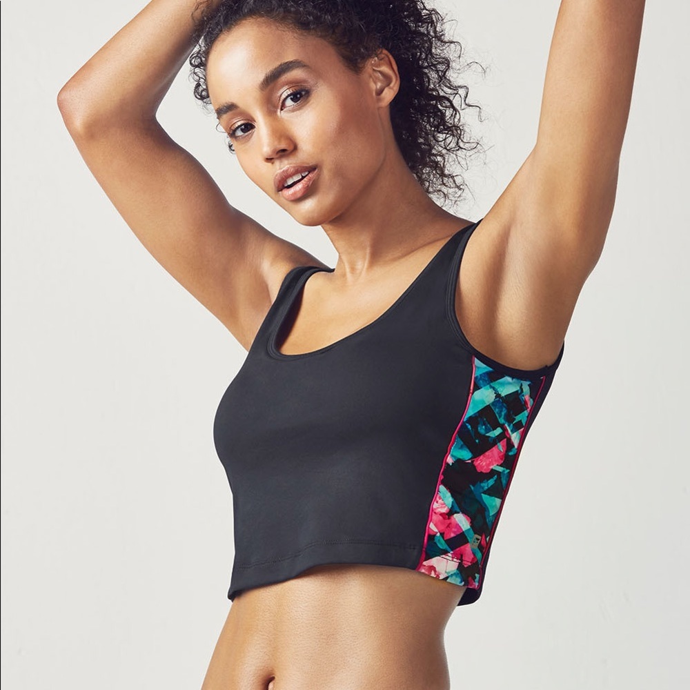 Vasha Midi Sports Bra Cropped Tank NWT
